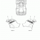 GRIZZLY 700 YFM700DHE Наклейки