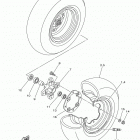 RAPTOR 700 YFM7RDL/YFM7RDW Переднее колесо