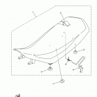 RAPTOR 350 YFM35RDW Сидение