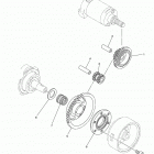 RAPTOR 250 YFM25RDW/YFM25RDL Муфта стартера
