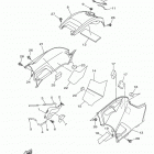 GRIZZLY 700 EPS 4WD HUNTER YFM7FGPHD Боковая панель