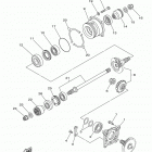 GRIZZLY 700 EPS 4WD HUNTER YFM7FGPHD Промежуточный ведущий вал