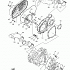 GRIZZLY 700 EPS 4WD HUNTER YFM7FGPHD Крышка картера двигателя