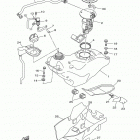 GRIZZLY 700 EPS 4WD HUNTER YFM7FGPHD Топливный бак
