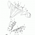 YFZ450R YFZ45RDL/YFZ45RDW Переднее крыло