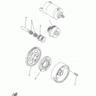 YFZ450 YFZ45DB/YFZ45DW Стартер