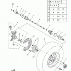 GRIZZLY 700 EPS 4WD YFM7FGPDL Переднее колесо