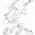 GRIZZLY 700 EPS 4WD HUNTER YFM7FGPHD Выхлопная система