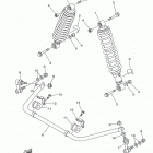 GRIZZLY 700 EPS 4WD HUNTER YFM7FGPHD Задняя подвеска