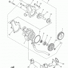 RAPTOR 700 YFM700REL/YFM700REO Водяной насос