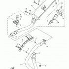 RAPTOR 350 YFM35RDW Выхлопная система