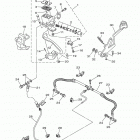 GRIZZLY 700 EPS 4WD HUNTER YFM7FGPHD Задний торм цилиндр