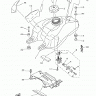 YFZ450 YFZ45DB/YFZ45DW Топливный бак