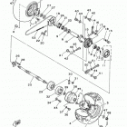 GRIZZLY 125 YFM125GDGR Заднее колесо