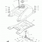 GRIZZLY 450 EPS 4WD HUNTER YFM45FGPHD Топливный бак
