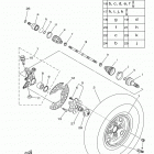 GRIZZLY 700 EPS 4WD HUNTER YFM7FGPHD Переднее колесо