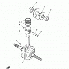 GRIZZLY 125 YFM125GDGR Коленчатый вал и Поршень