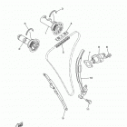 YFZ450 YFZ45DB/YFZ45DW Цепь механизма газораспределения