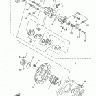 YFZ450 YFZ45DB/YFZ45DW Задний суппорт