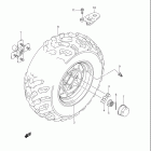 LT A450X  450AXi Заднее колесо левое