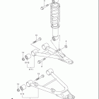LT-F400F KingQuad 400FS 4x4 Suspension arm
