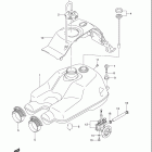 LT-F400 KingQuad Топливный бак