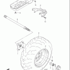 LT-F400F KingQuad 400FS 4x4 Заднее колесо левое