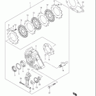 LT A700X KINGQUAD 4x4 Задний тормоз