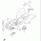 LT Z50 QuadSport Z50 Frame center cover (model k6 / k7)
