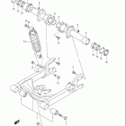LT-A400 KINGQUAD Rear swingingarm