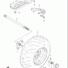 LT-F400 KingQuad Заднее колесо левое