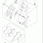 LT R450 QUADRACER Передний суппорт тормозной