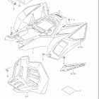 LT R450 QuadRacer R450 Rear fender (model k8)