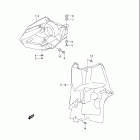 LT-A400 KINGQUAD Front lamp housing