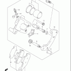 LT-F400F KingQuad 400FS 4x4 Передний суппорт тормозной