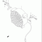 LT-A400 KINGQUAD Вентилятор охлаждения
