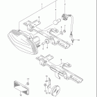 LT-F400F KingQuad 400FS 4x4 Задний фонарь