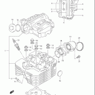 LT F250 OZARK Головка цилиндра