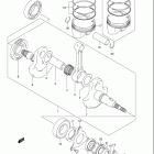 LT-A400F KingQuad 400AS 4x4 Коленвал