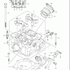 LT-A750X,Z KINGQUAD 750AXi Головка цилиндра