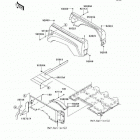 Teryx 750 FI 4X4 NRA Outdoors (KRF750-M9F) Заднее крыло