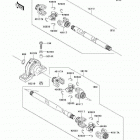 Mule 4010 4x4 Hardwoods Green HD (KAF620-N9F) Кардан