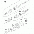Mule 4010 4x4 Hardwoods Green HD (KAF620-N9F) Карданный вал - задний