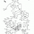 Mule 4010 4x4 Hardwoods Green HD (KAF620-N9F) Защитные дуги  / рама кабины