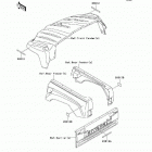 Teryx 750 FI 4X4 (KRF750-G9F) Отражатели