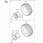 Mule 610 4x4 (KAF400-A8F) Колеса,покрышки