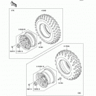 Teryx 750 FI 4X4 LE Sport Monster Energy (KRF750-L9FA) Колеса,покрышки