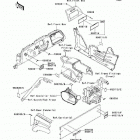 Teryx 750 FI 4X4 (KRF750-G9F) Наклейки предупреждения