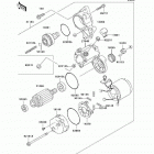 Mule 4010 4x4 Hardwoods Green HD (KAF620-N9F) Starter motor(fd620de485833-)