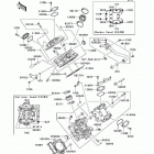 Teryx 750 FI 4X4 NRA Outdoors (KRF750-M9F) Головка цилиндра
